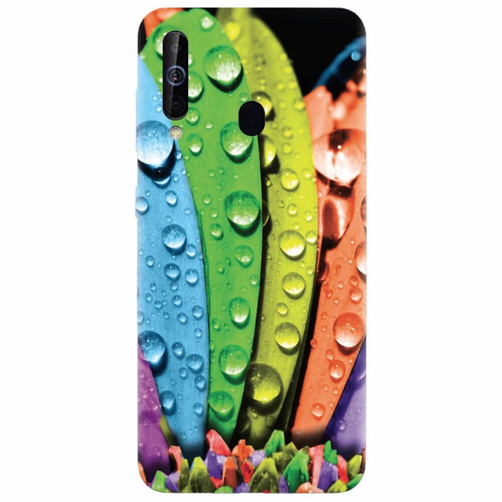 Husa silicon pentru Samsung Galaxy M30, Colorful Daisy Petals