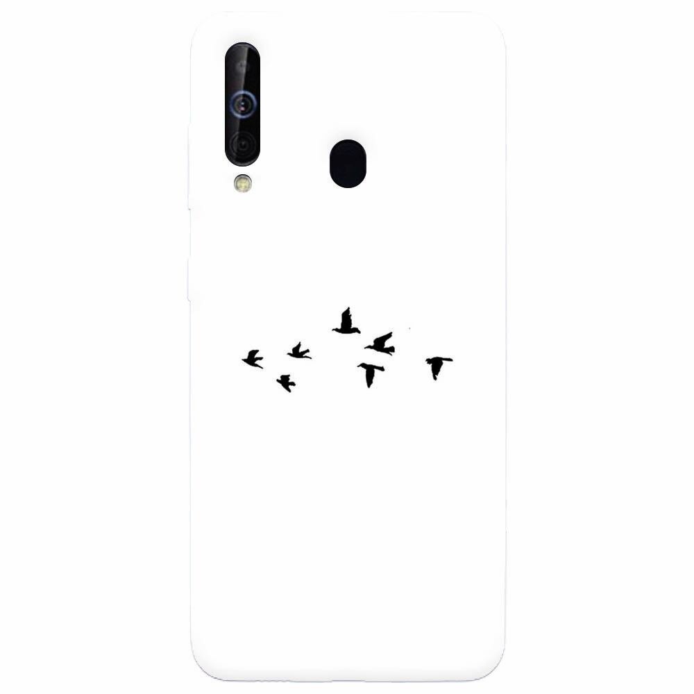 Husa silicon pentru Samsung Galaxy A60, Birds