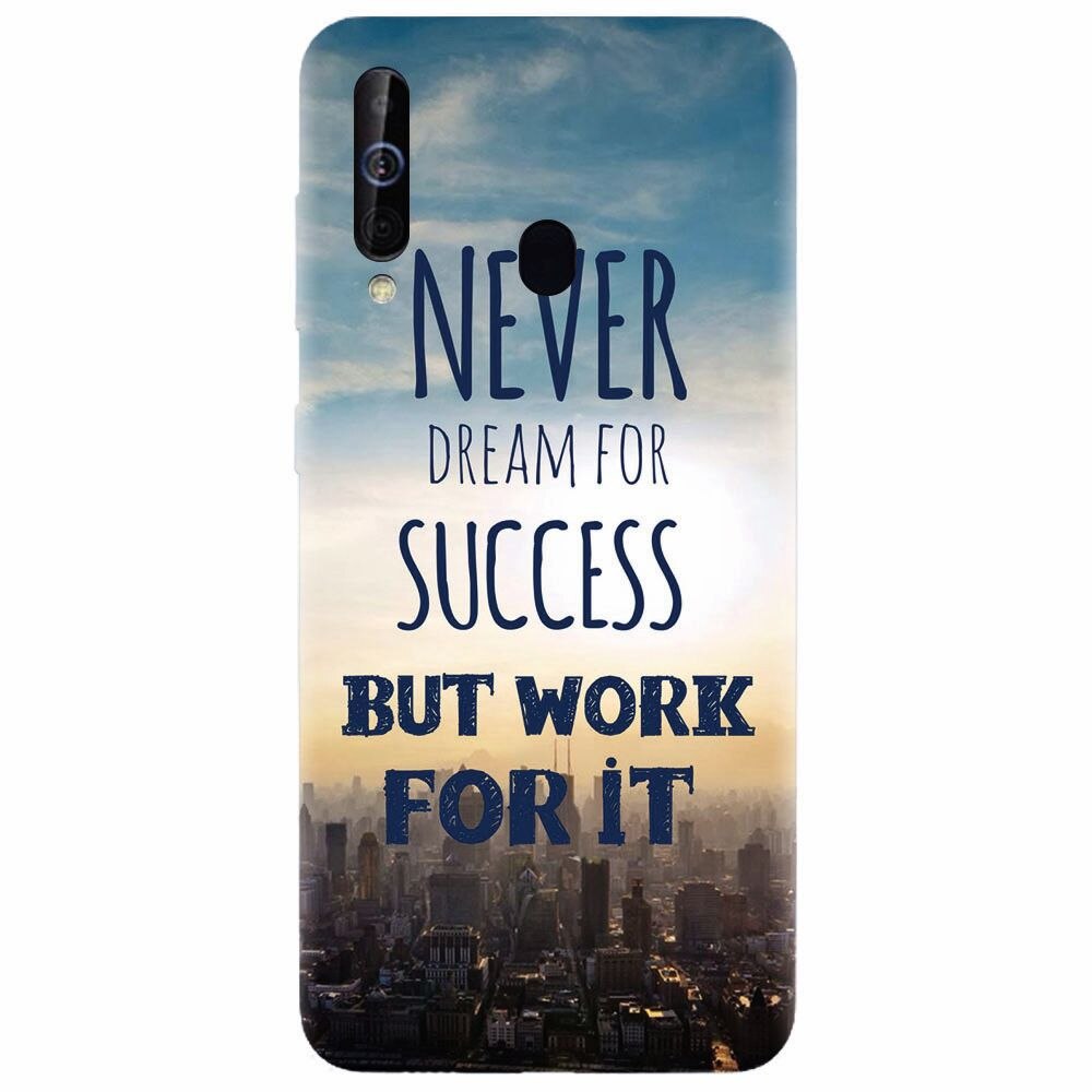 Husa silicon pentru Samsung Galaxy A60, Never Dream