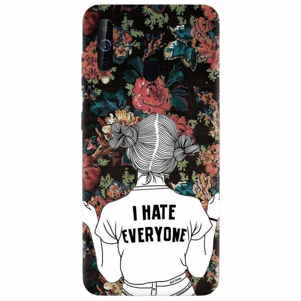 Husa silicon pentru Samsung Galaxy A60, I Hate Everyone