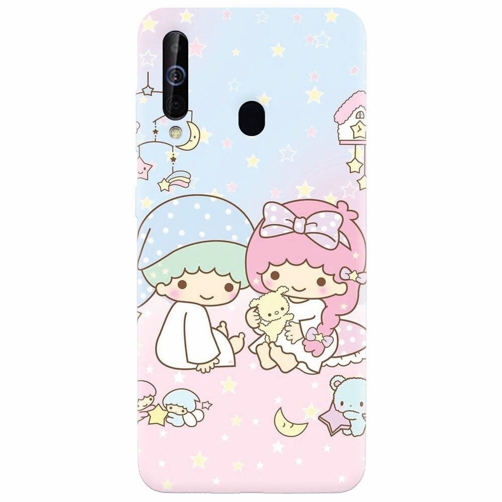 Husa silicon pentru Samsung Galaxy A60, Little Twins
