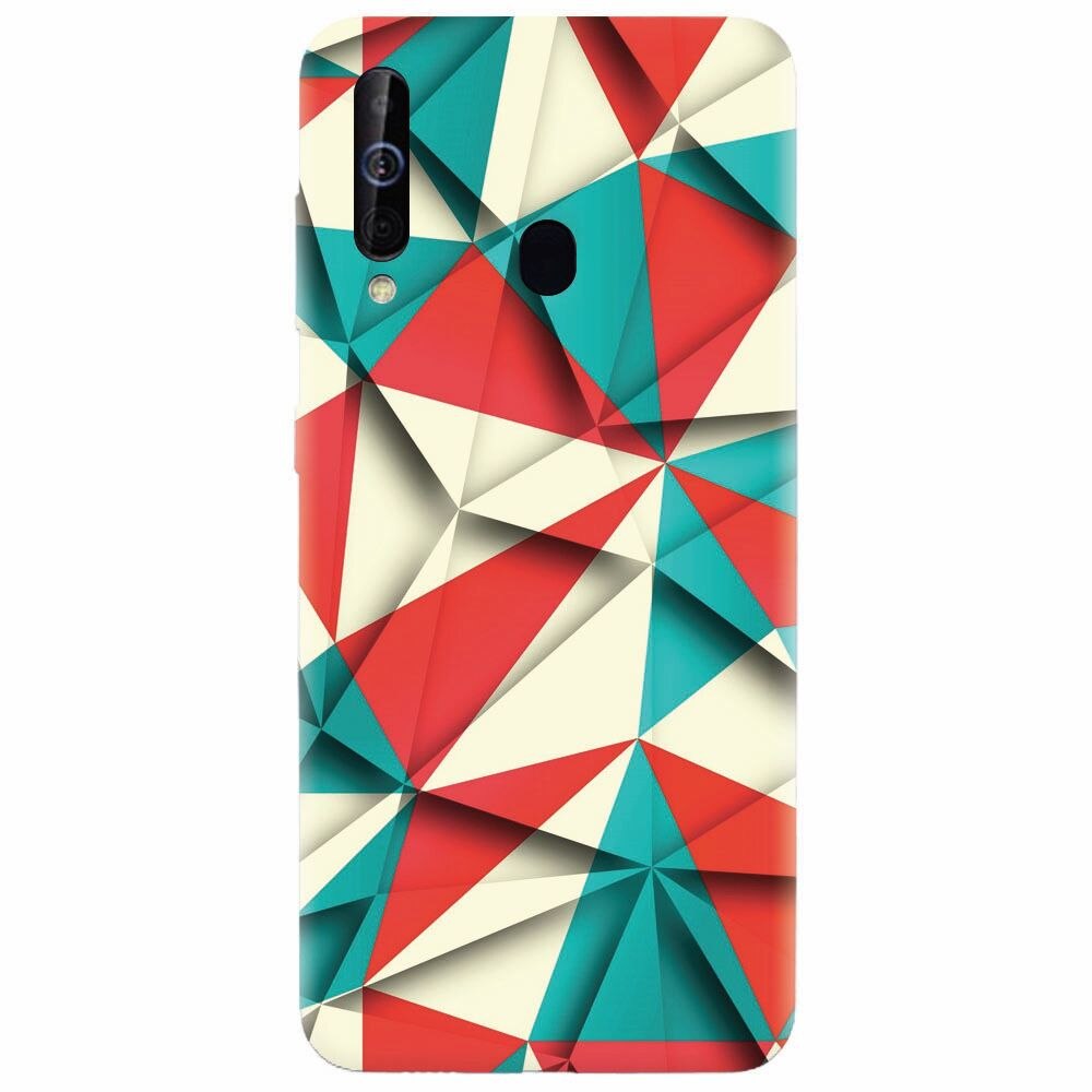 Husa silicon pentru Samsung Galaxy A60, Abstract Vector