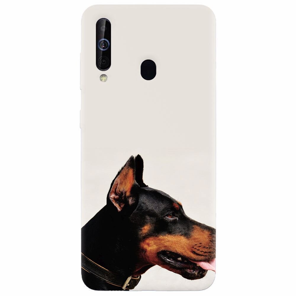 Husa silicon pentru Samsung Galaxy A60, Doberman