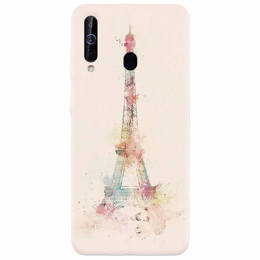 Husa silicon pentru Samsung Galaxy A60, Eiffel Tower 001