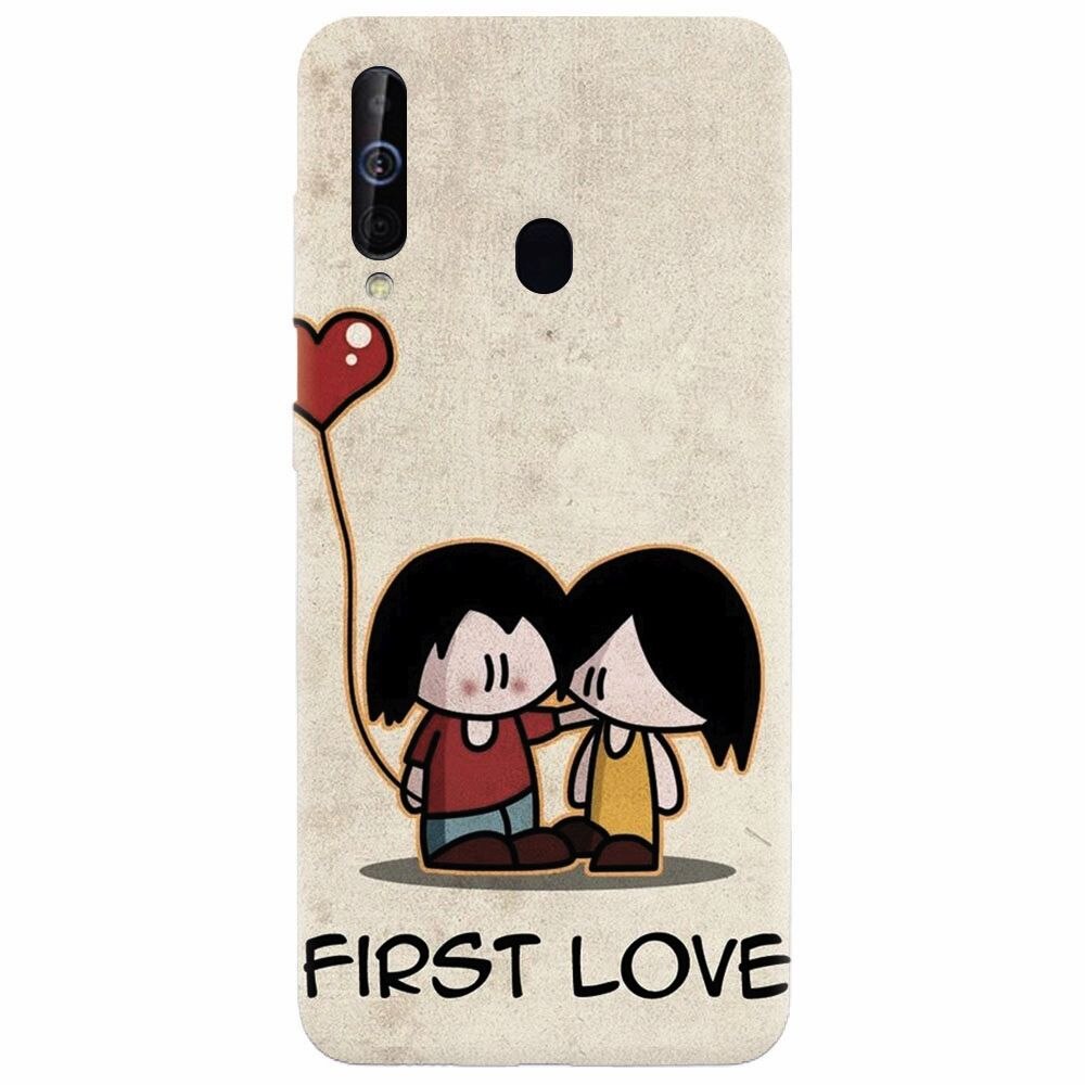 Husa silicon pentru Samsung Galaxy M30, First Love Great Lock Screen