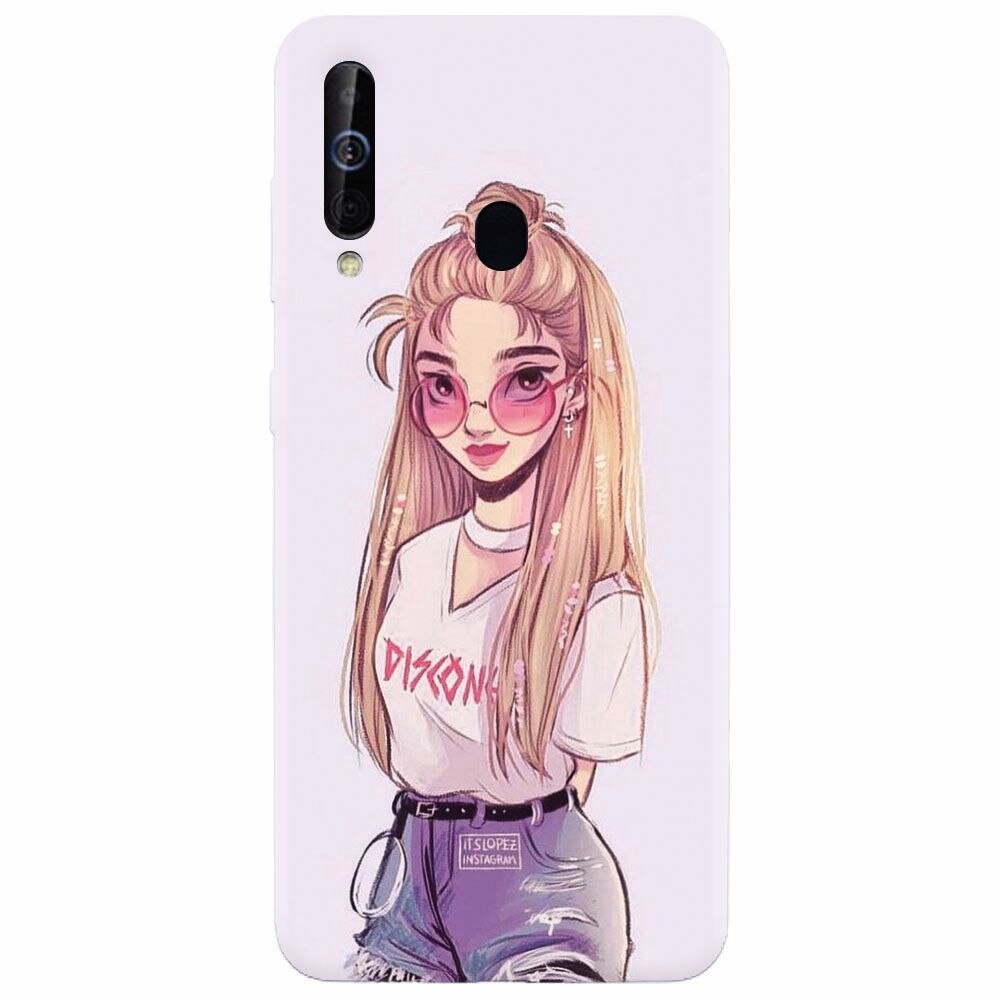 Husa silicon pentru Samsung Galaxy A60, Girl Look