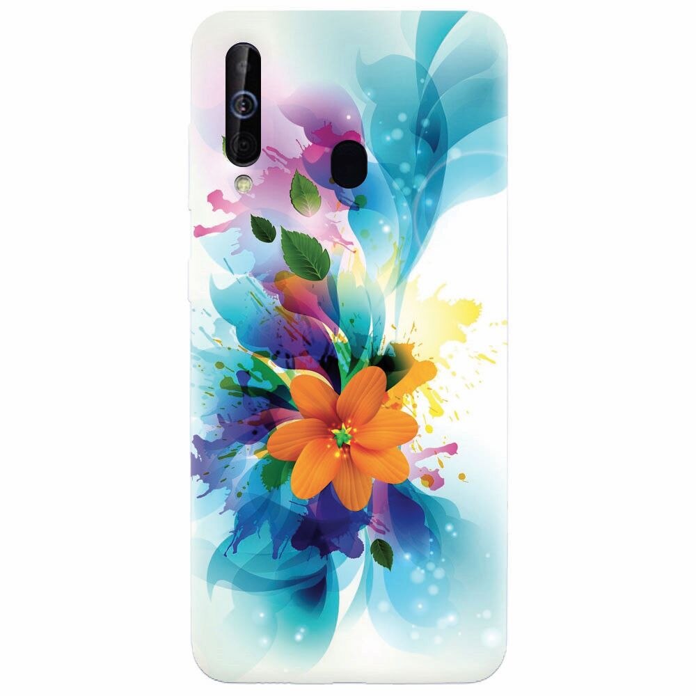 Husa silicon pentru Samsung Galaxy M30, Flower 011