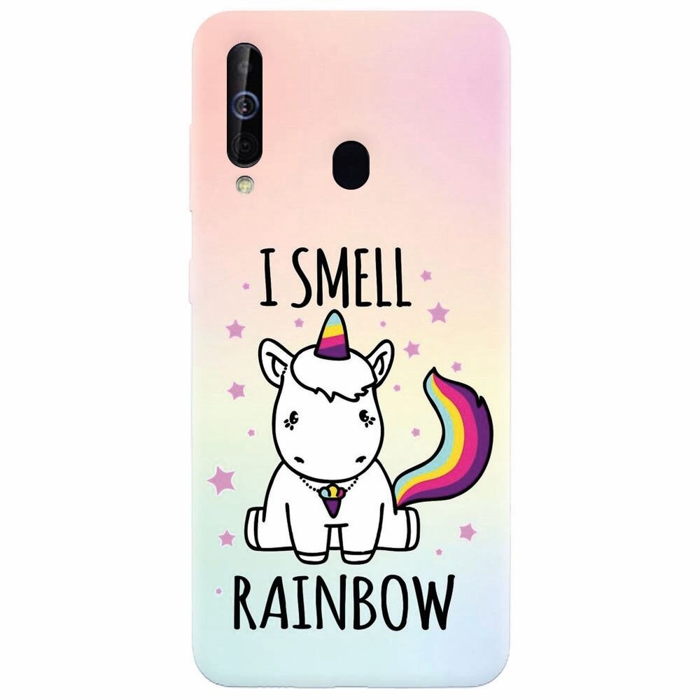 Husa silicon pentru Samsung Galaxy A60, I Smell Rainbow