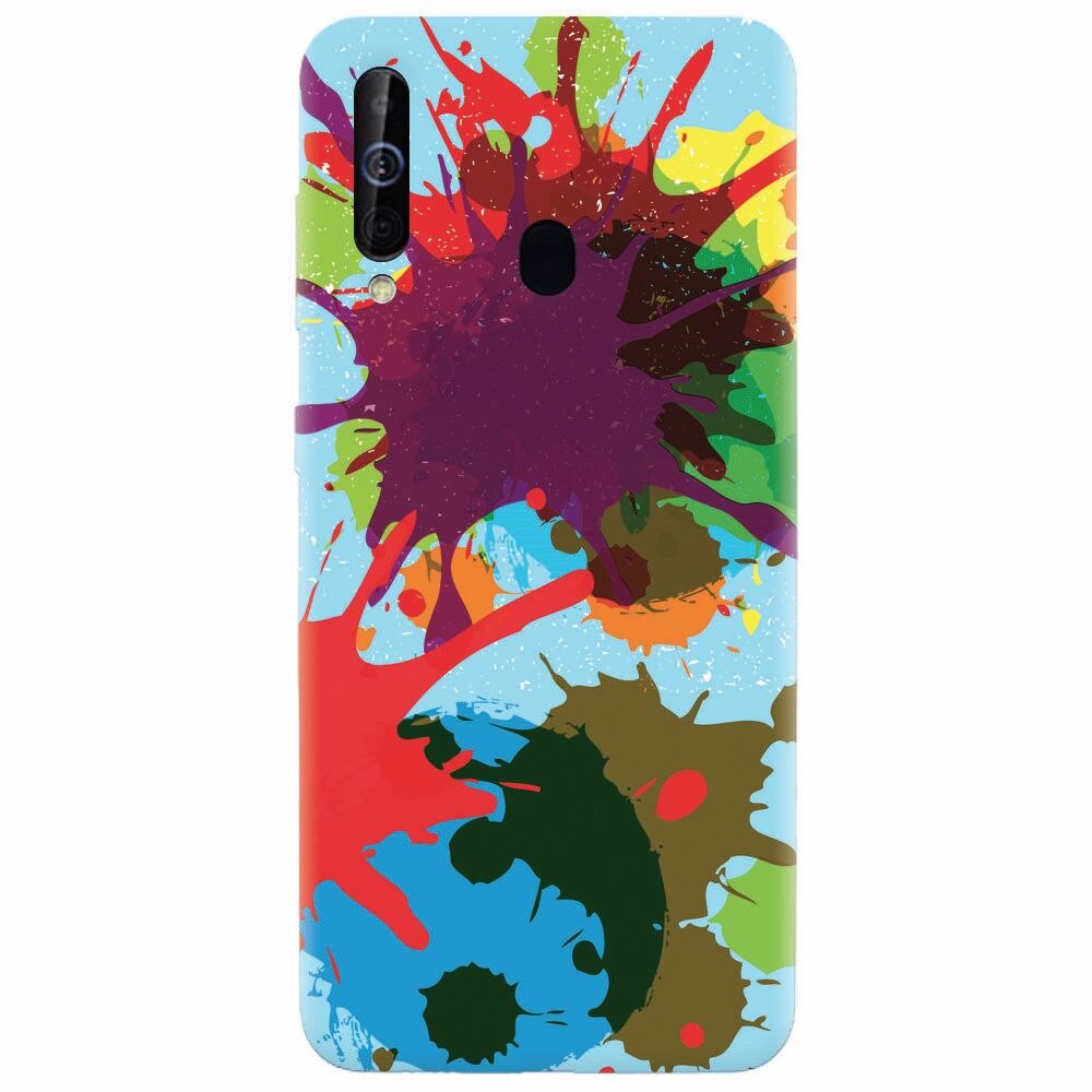 Husa silicon pentru Samsung Galaxy M30, Holi Splash