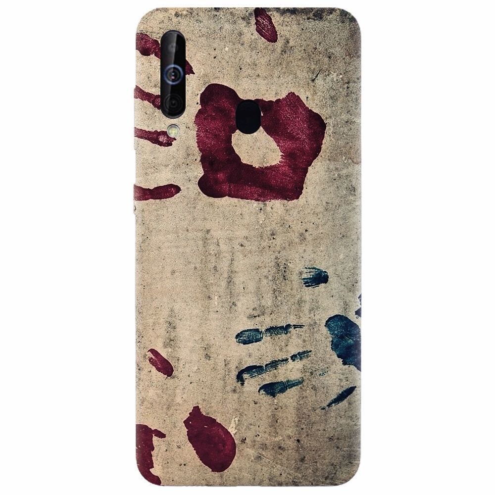 Husa silicon pentru Samsung Galaxy M30, Handprints