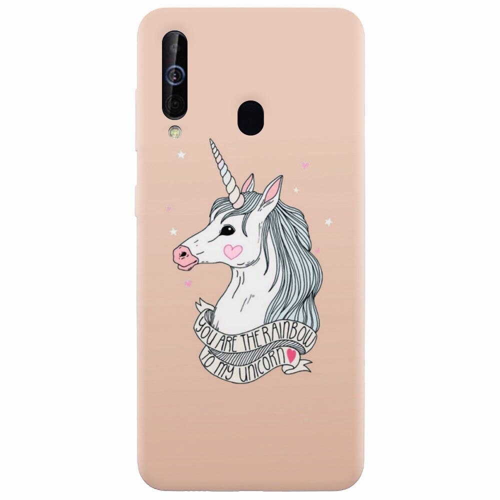 Husa silicon pentru Samsung Galaxy M30, Cute Rose Gold