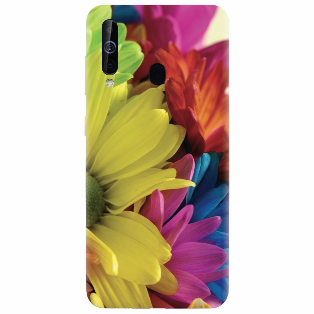 Husa silicon pentru Samsung Galaxy M30, Flower