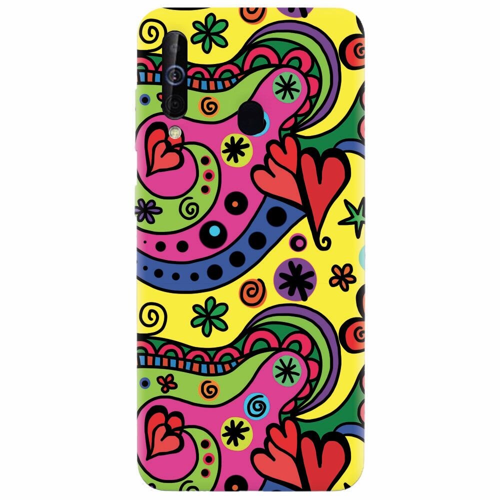 Husa silicon pentru Samsung Galaxy M30, Heart Color