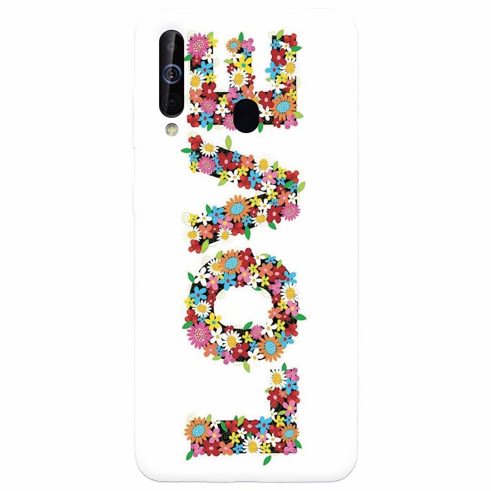 Husa silicon pentru Samsung Galaxy M30, Love Made By Flowers