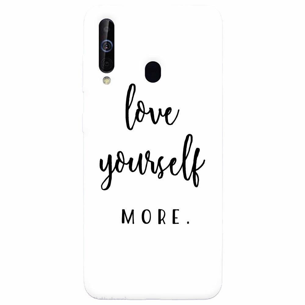 Husa silicon pentru Samsung Galaxy M30, Love Yourself More