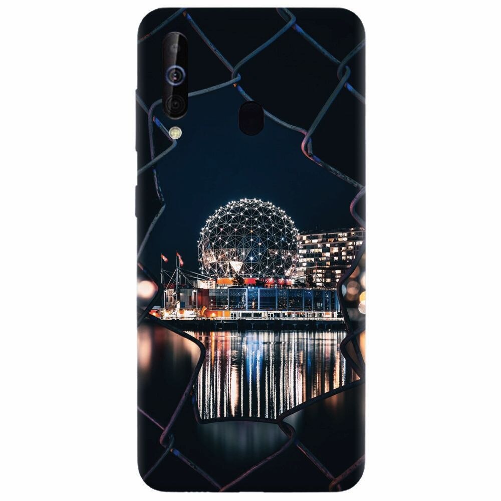 Husa silicon pentru Samsung Galaxy M30, Abstract Architectural Design