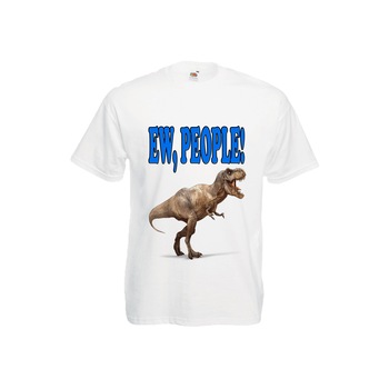 Tricou barbatesc Fruit of the loom imprimeu amuzant Ew people ,alb, 2XL Tricou barbatesc Fruit of the loom imprimeu amuzant Ew people ,alb, 2XL
