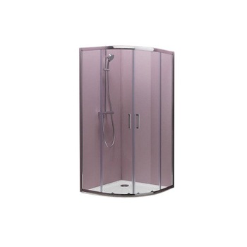 Cabina de dus semirotunda, KolpaSan, TKP 80,Eco Quat,80 x 80 x 185 cm, sticla securizata 5 mm Cabina de dus semirotunda, KolpaSan, TKP 80,Eco Quat,80 x 80 x 185 cm, sticla securizata 5 mm