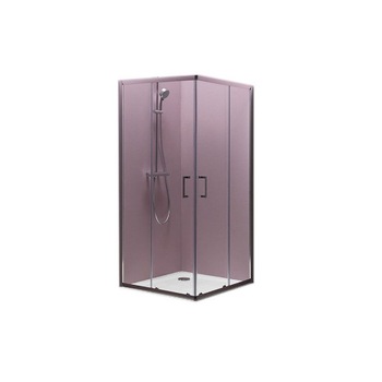 Cabina de dus patrata, KolpaSan, TKK 80,Eco Quat,80 x 80 x 185 cm, sticla securizata 5 mm Cabina de dus patrata, KolpaSan, TKK 80,Eco Quat,80 x 80 x 185 cm, sticla securizata 5 mm