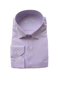 Camasa din bumbac, croi clasic cu maneca lunga,D&J Exclussive, Mov pal Camasa din bumbac, croi clasic cu maneca lunga,D&J Exclussive, Mov pal