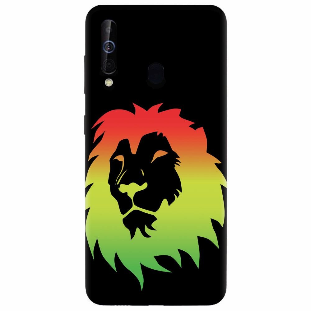 Husa silicon pentru Samsung Galaxy M30, Rasta Color Lion