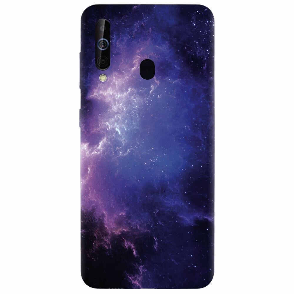 Husa silicon pentru Samsung Galaxy M30, Purple Space Nebula