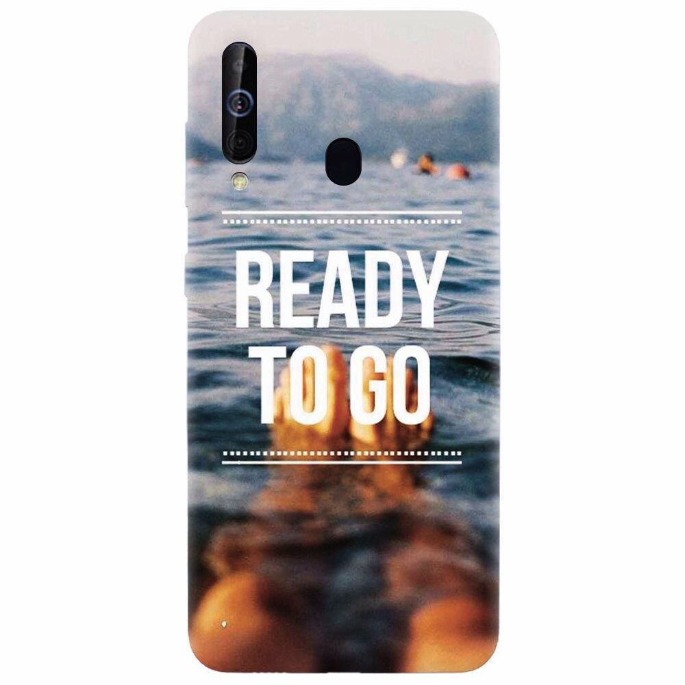 Husa silicon pentru Samsung Galaxy A60, Ready To Go Swimming