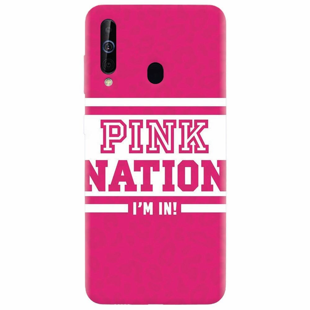 Husa silicon pentru Samsung Galaxy M30, Pink Nation