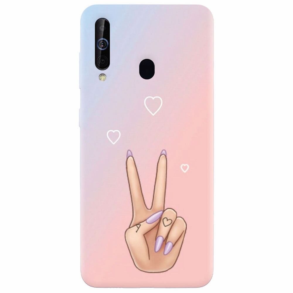 Husa silicon pentru Samsung Galaxy A60, Victory Love