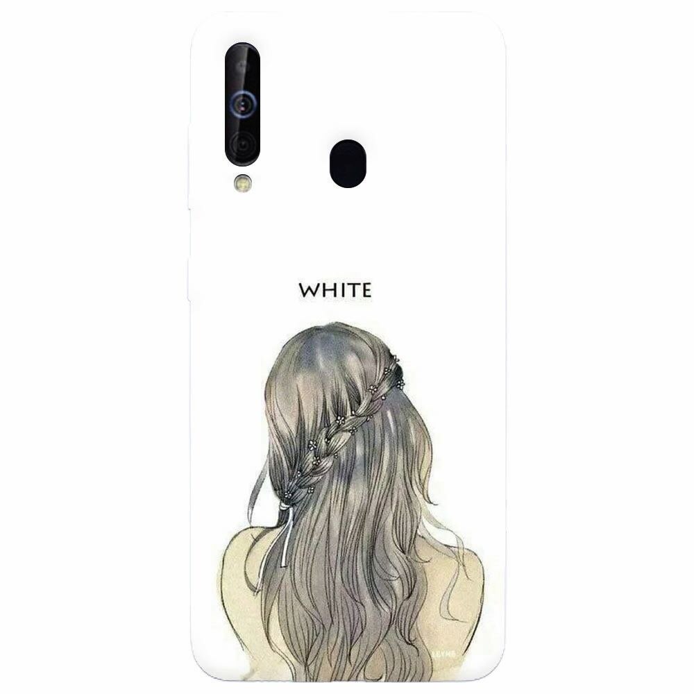 Husa silicon pentru Samsung Galaxy A60, White