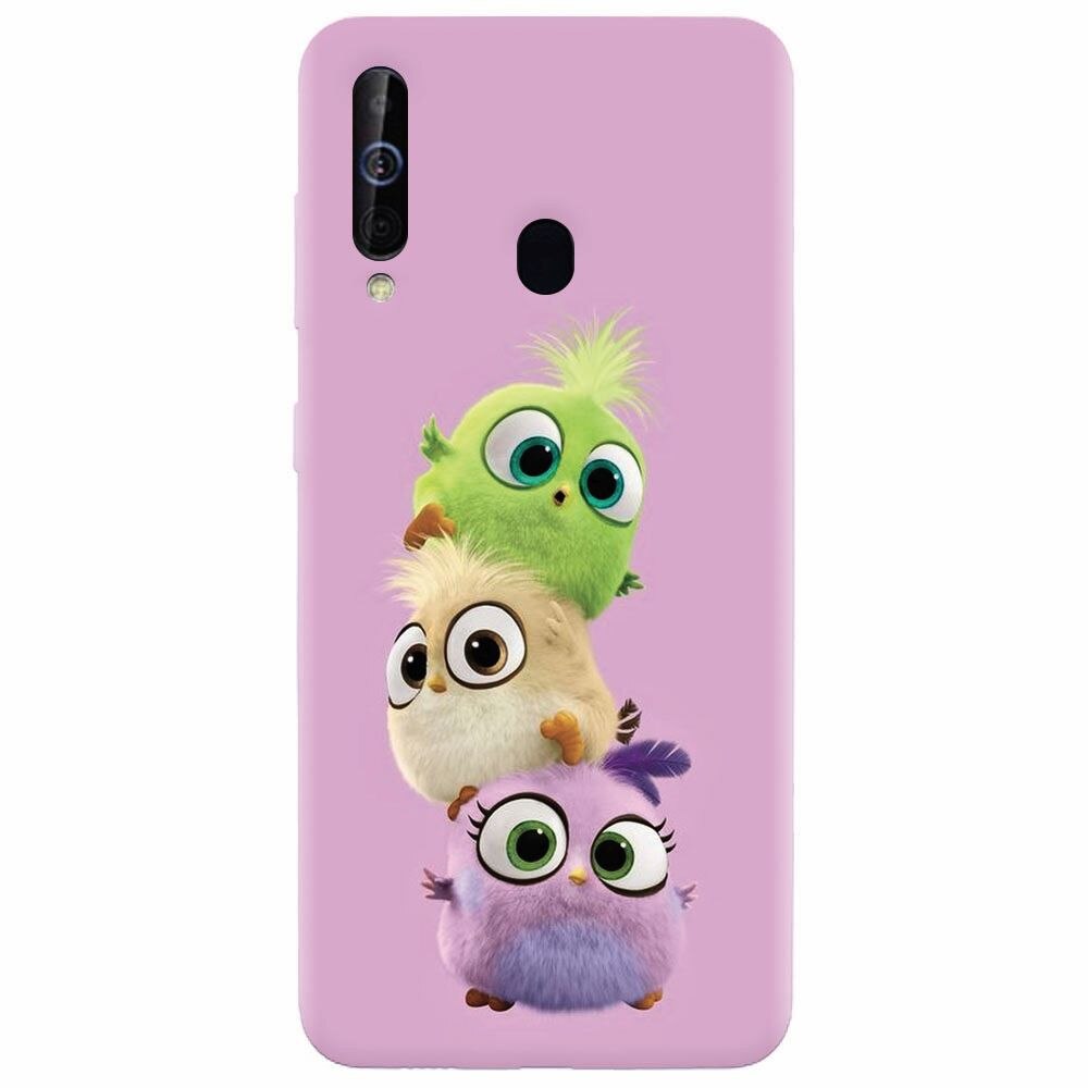 Husa silicon pentru Samsung Galaxy M30, Baby Birds