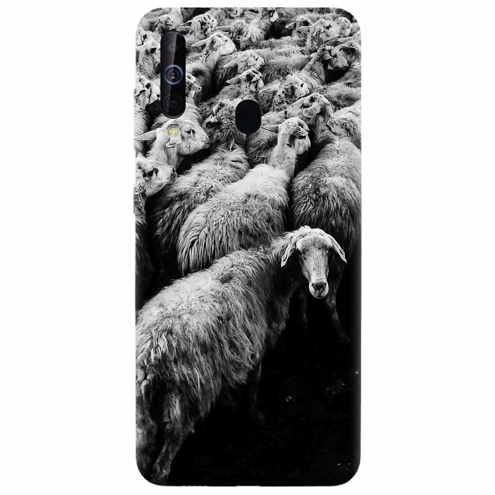 Husa silicon pentru Samsung Galaxy A60, Sheep