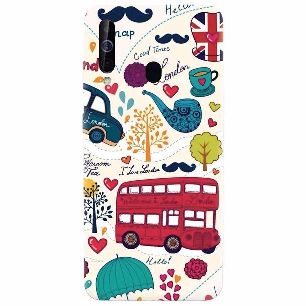 Husa silicon pentru Samsung Galaxy A60, Welcome In London