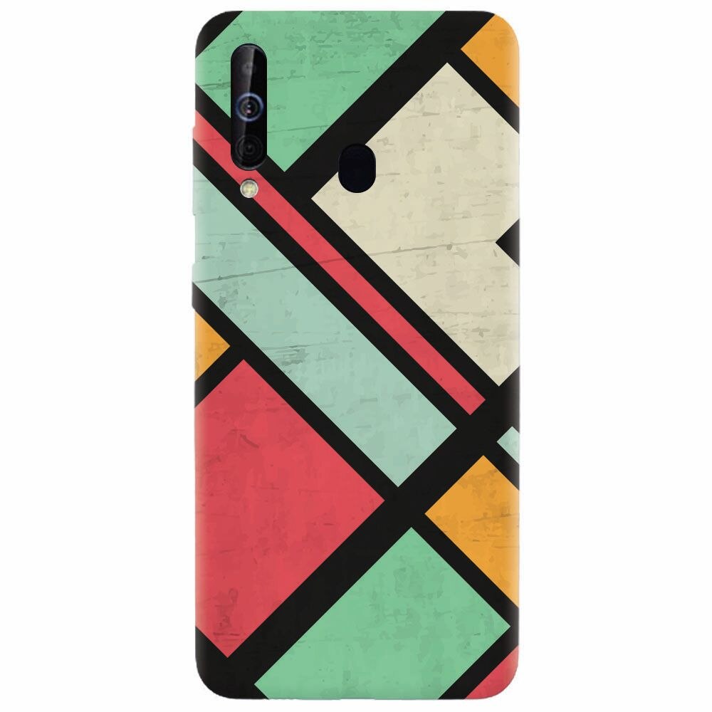 Husa silicon pentru Samsung Galaxy A60, Retro Grunge