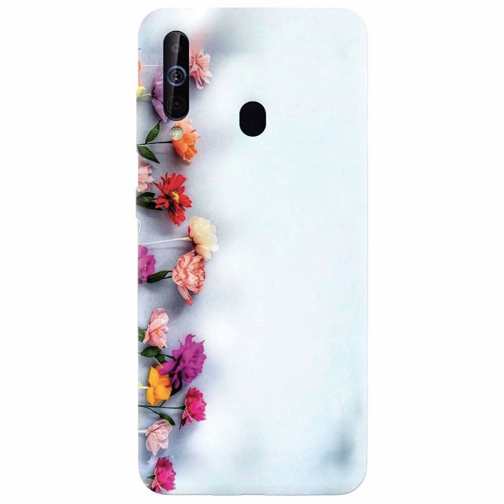 Husa silicon pentru Samsung Galaxy M30, Flowers
