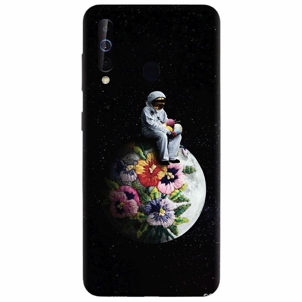 Husa silicon pentru Samsung Galaxy M30, Astronaut