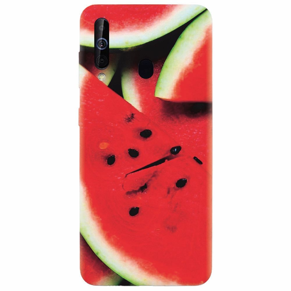 Husa silicon pentru Samsung Galaxy M30, S Of Watermelon Slice