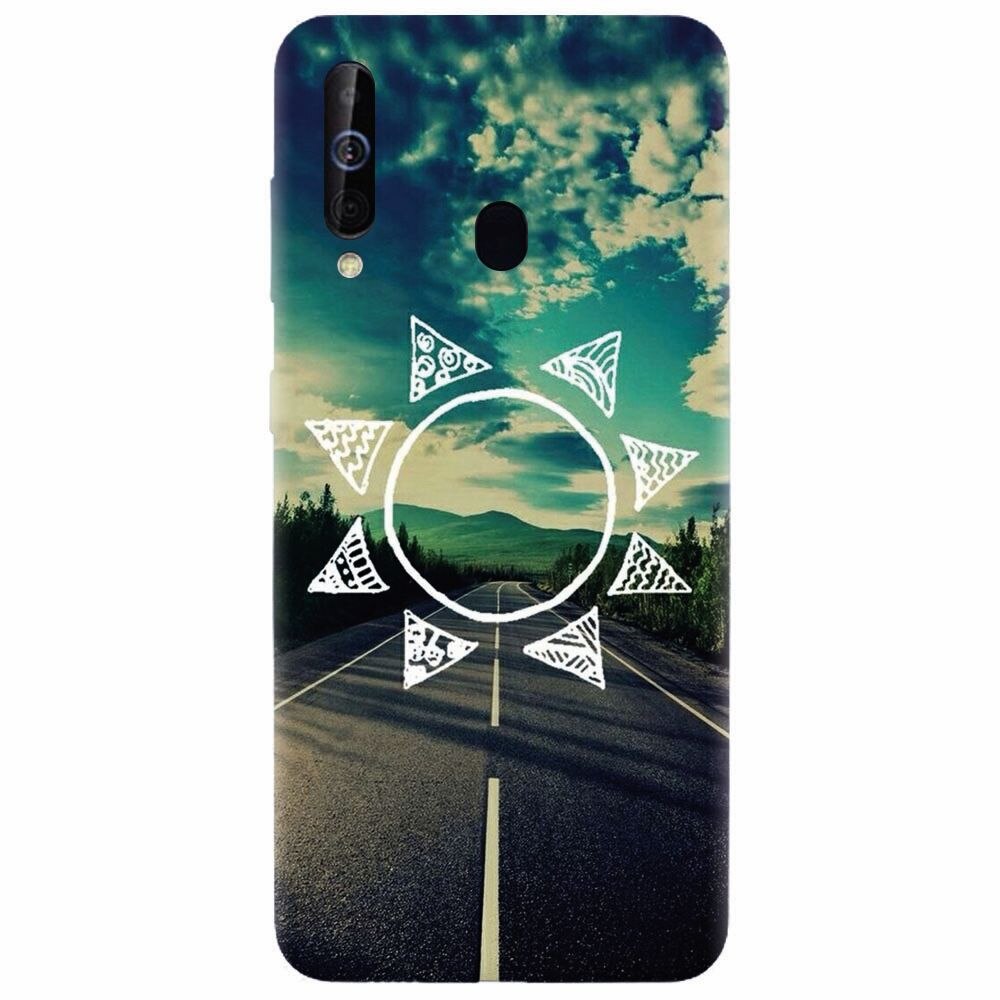 Husa silicon pentru Samsung Galaxy A60, Sun On The Road