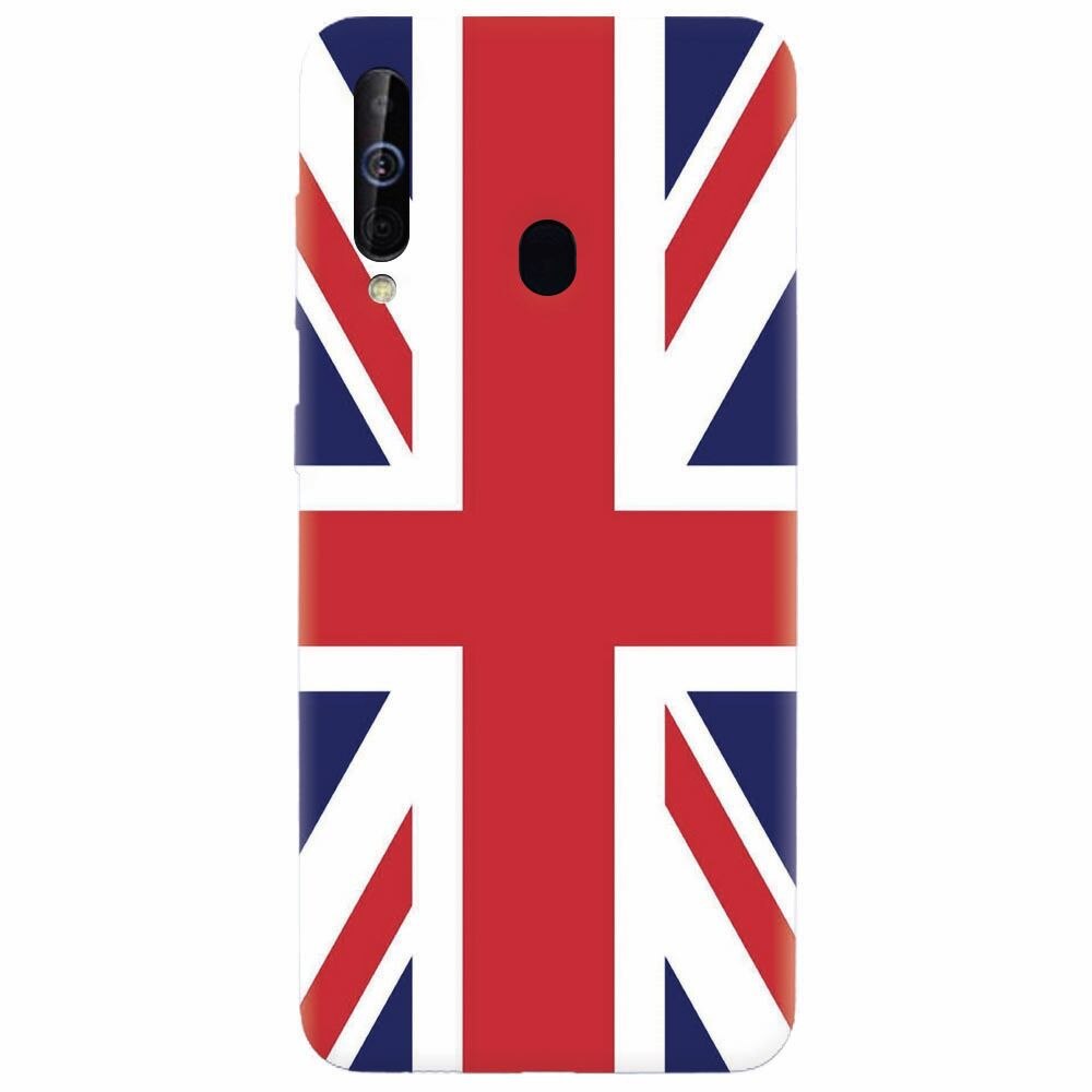 Husa silicon pentru Samsung Galaxy M30, UK Flag Illustration