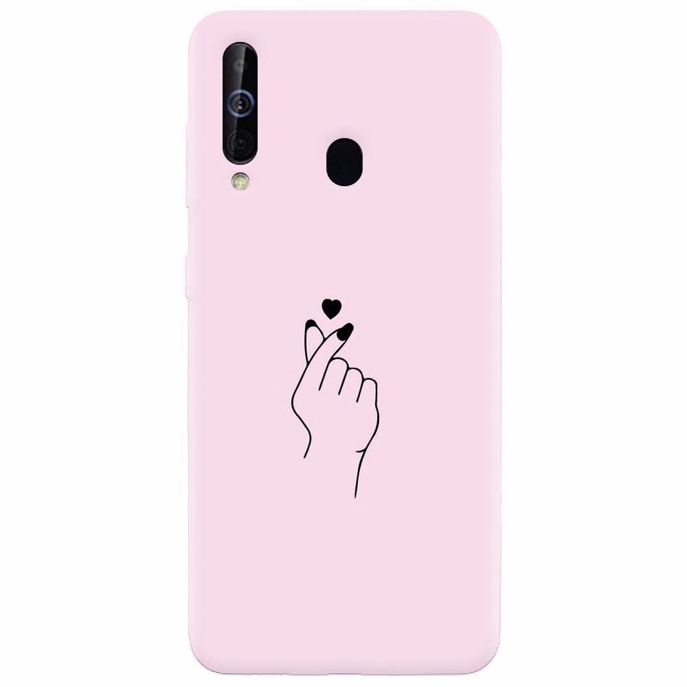 Husa silicon pentru Samsung Galaxy A60, Simple Love