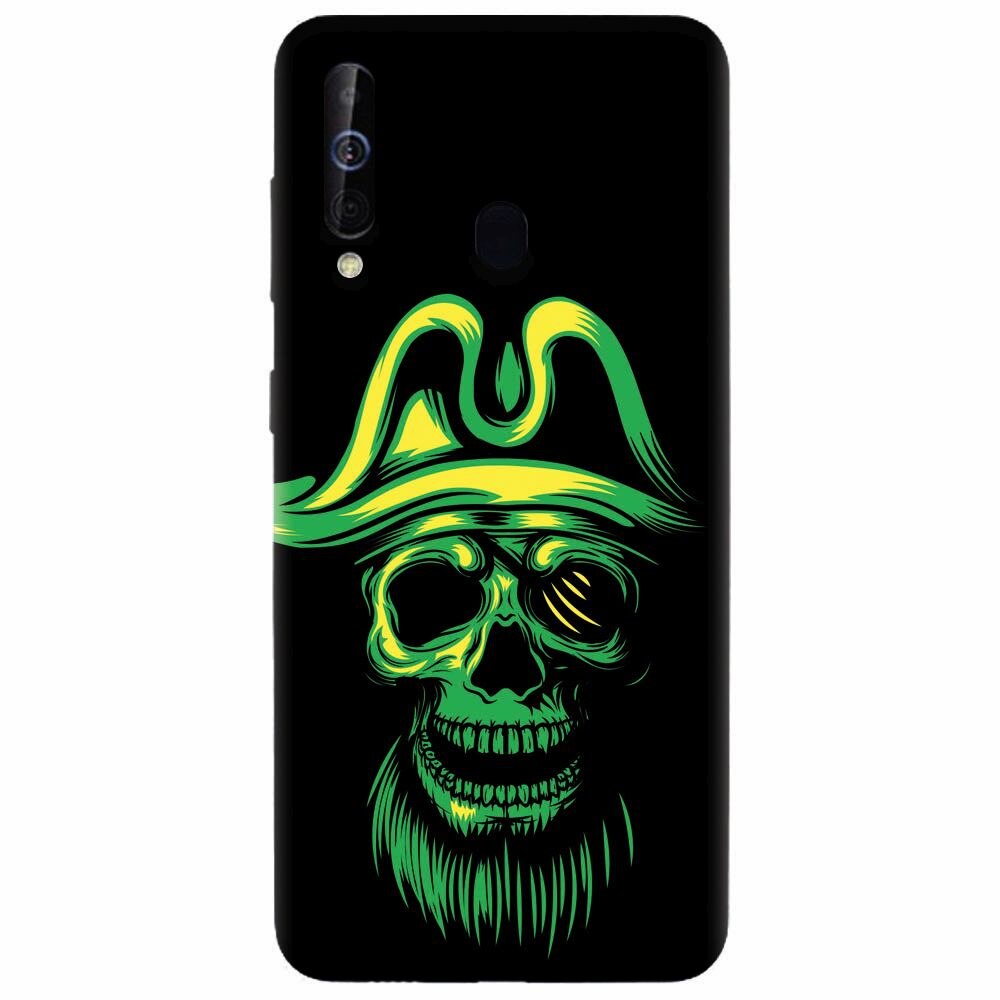 Husa silicon pentru Samsung Galaxy A60, Pirate Skull