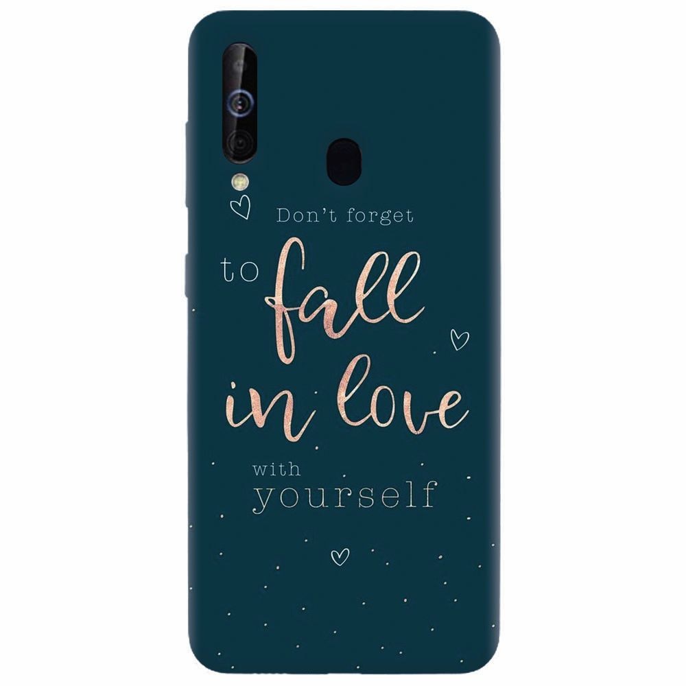 Husa silicon pentru Samsung Galaxy A60, Fall In Love