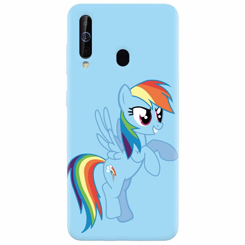 Husa silicon pentru Samsung Galaxy A60, Rainbow Dash