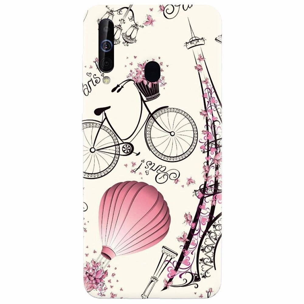 Husa silicon pentru Samsung Galaxy A60, Paris