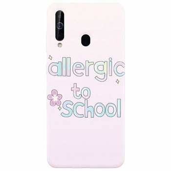 Husa silicon pentru Samsung Galaxy M30, Allergic To School Husa silicon pentru Samsung Galaxy M30, Allergic To School