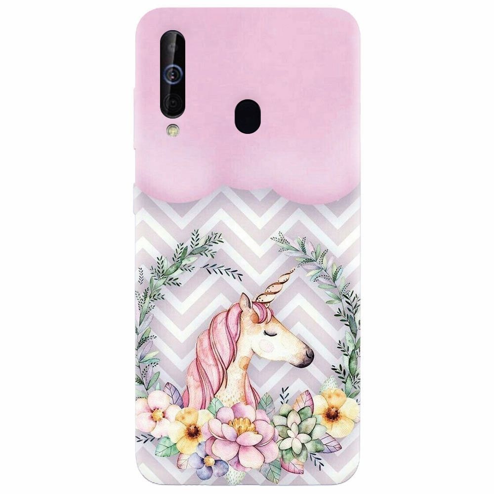 Husa silicon pentru Samsung Galaxy M30, Aesthetic Unicorn