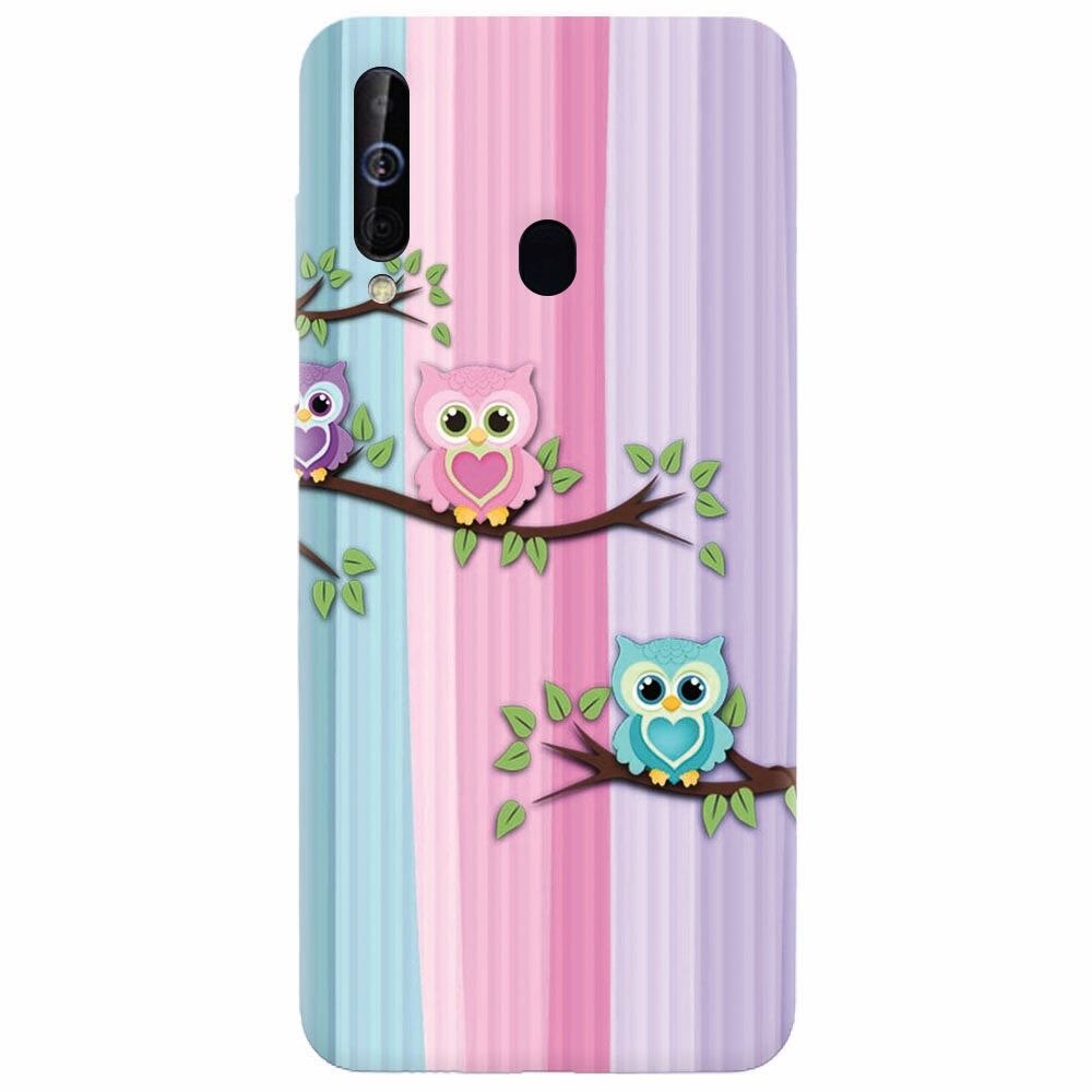 Husa silicon pentru Samsung Galaxy M30, Cute Owl