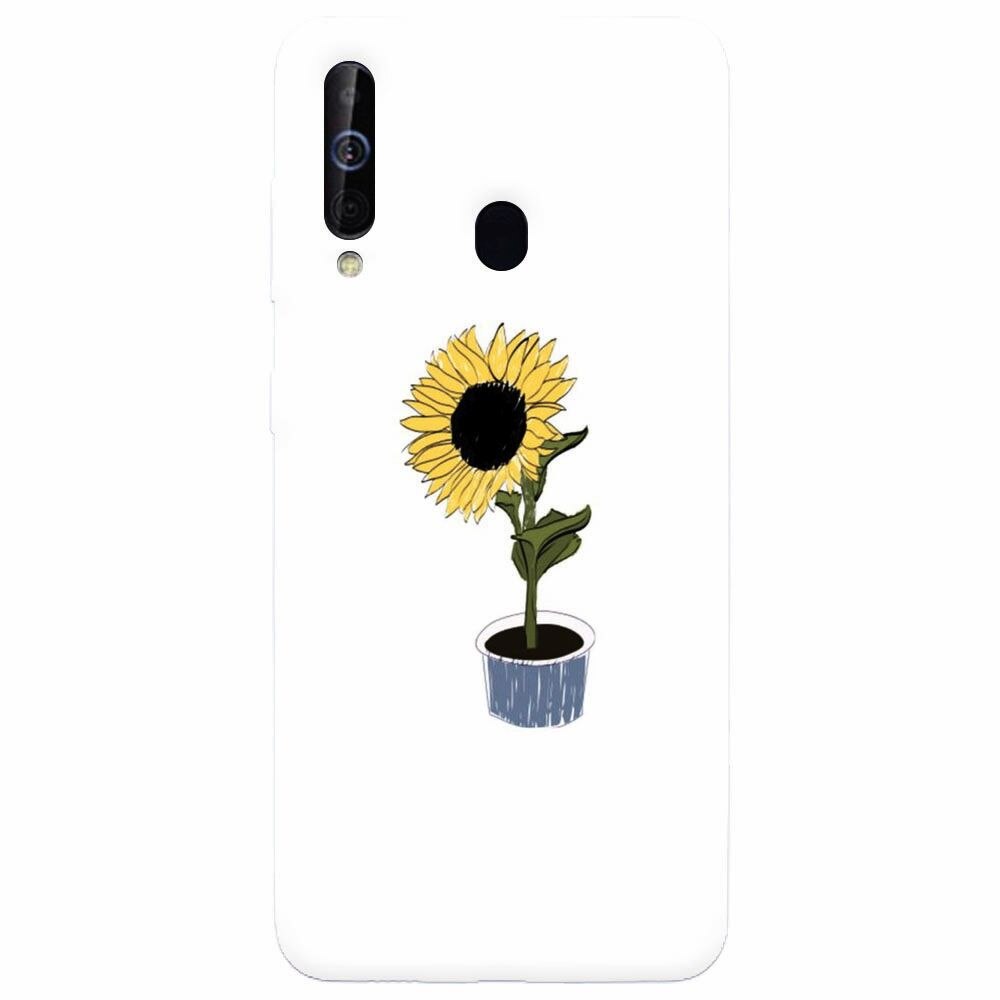 Husa silicon pentru Samsung Galaxy M30, Sun Flower
