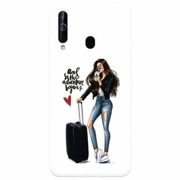 Husa silicon pentru Samsung Galaxy M30, And So The Adventure Begins Husa silicon pentru Samsung Galaxy M30, And So The Adventure Begins