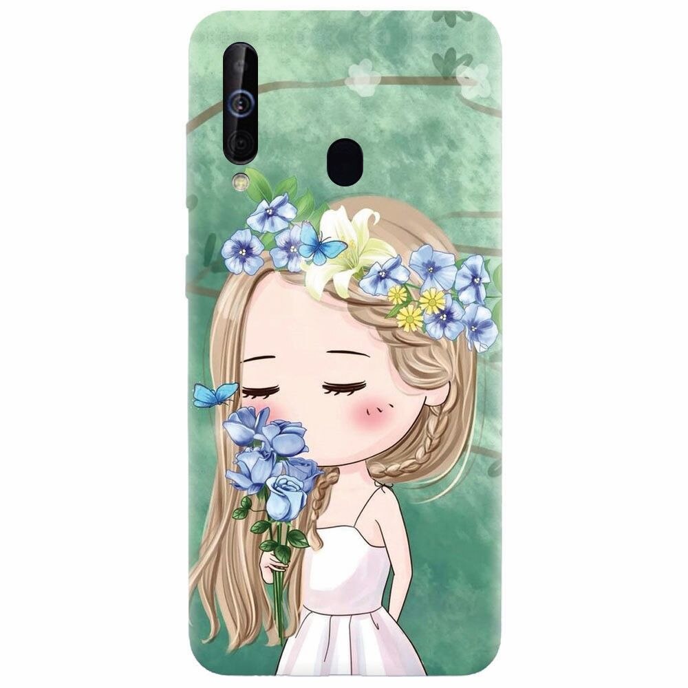 Husa silicon pentru Samsung Galaxy A60, Girl